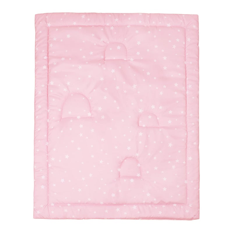 UOMNY Crib Bedding Set for Girls 3 Piece with Comforter Sheet Toddler Pillowcase Baby Bedding Sets Pink Rainbow - Image 4